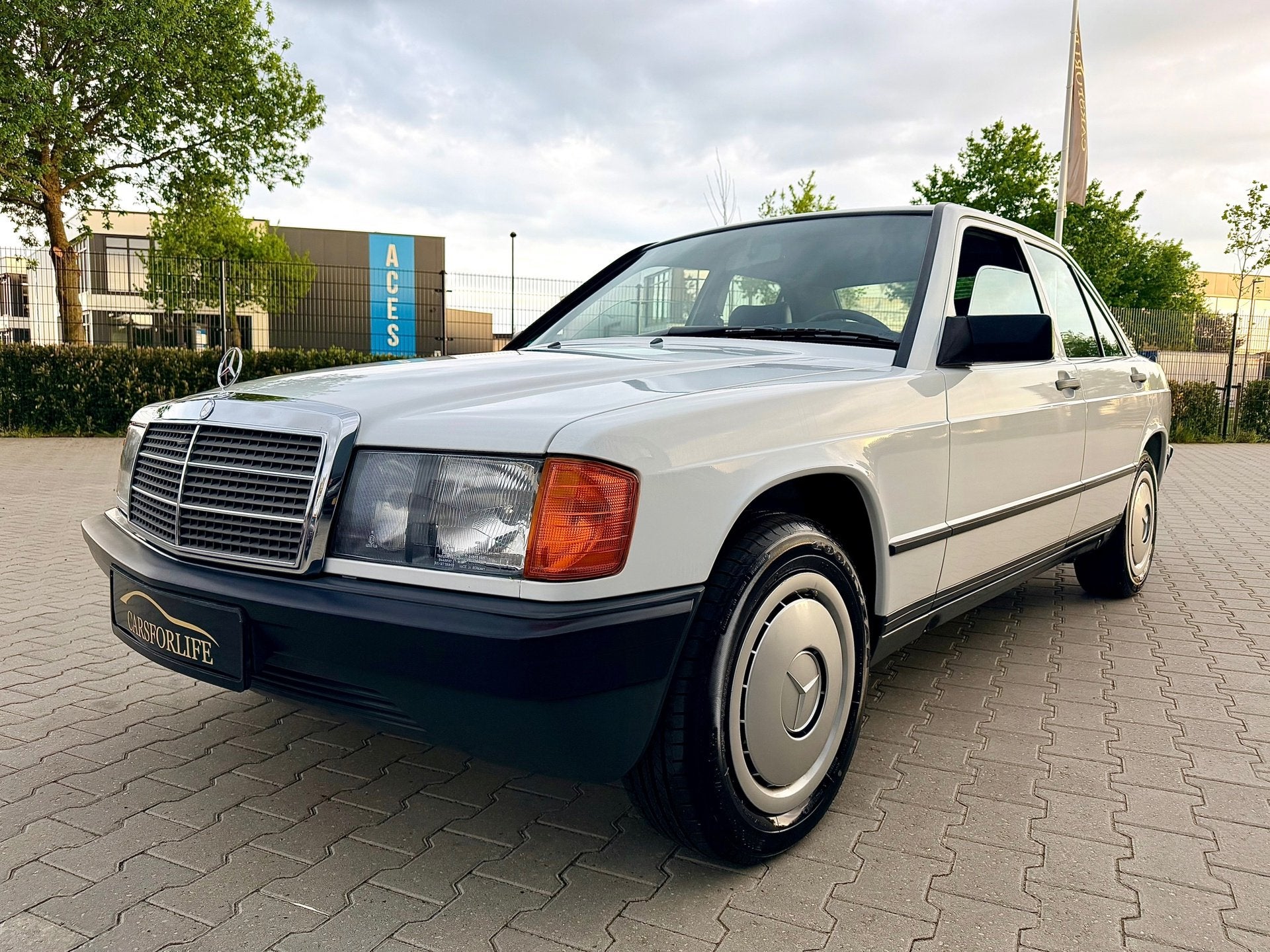 Mercedes-Benz 190-serie 1.8 E ( Automaat ) 1e Eigenaar, Auto's, Automaat, Stof, Gebruikt, Wit