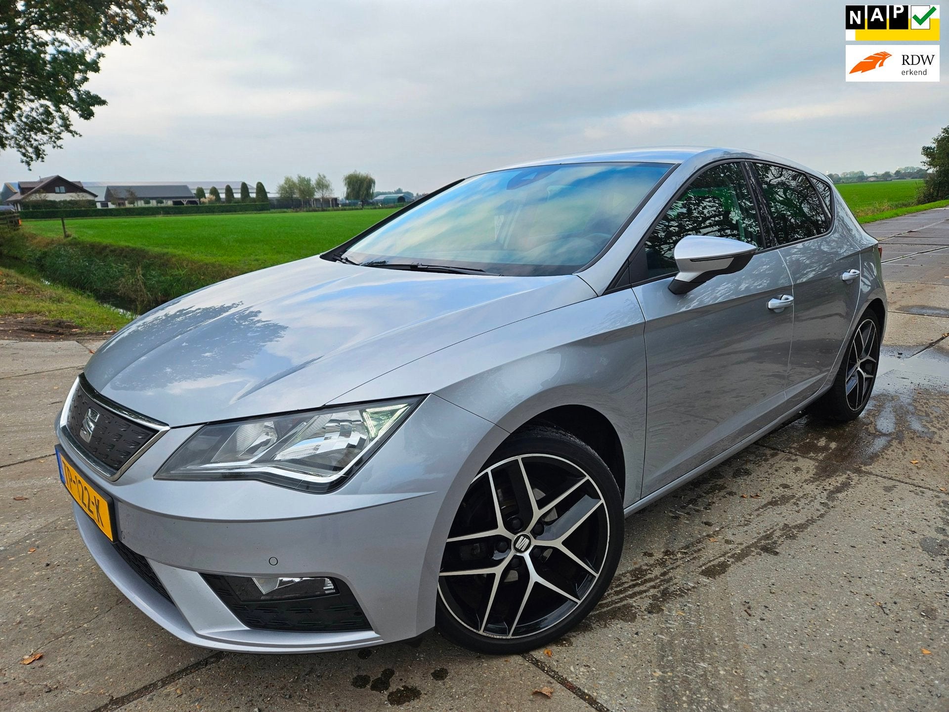 Seat Leon 1.0 EcoTSI Style Business Intense/ bj 2018/ clima, Leon, Origineel Nederlands, Bedrijf, Zilver of Grijs