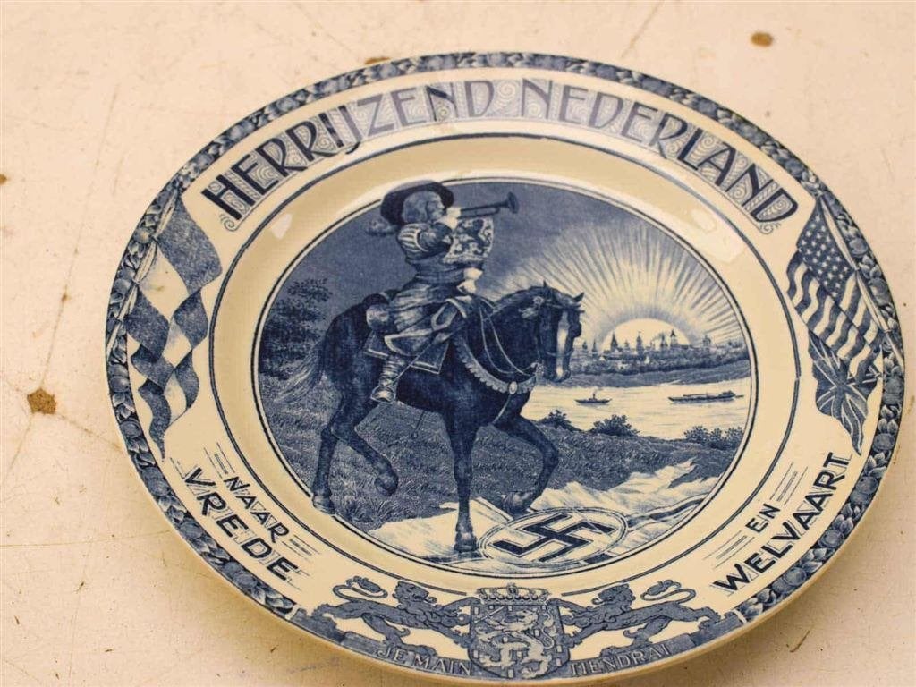 Societe CeramiQue Herdenkingsbord 52853, Ophalen of Verzenden, Gebruikt