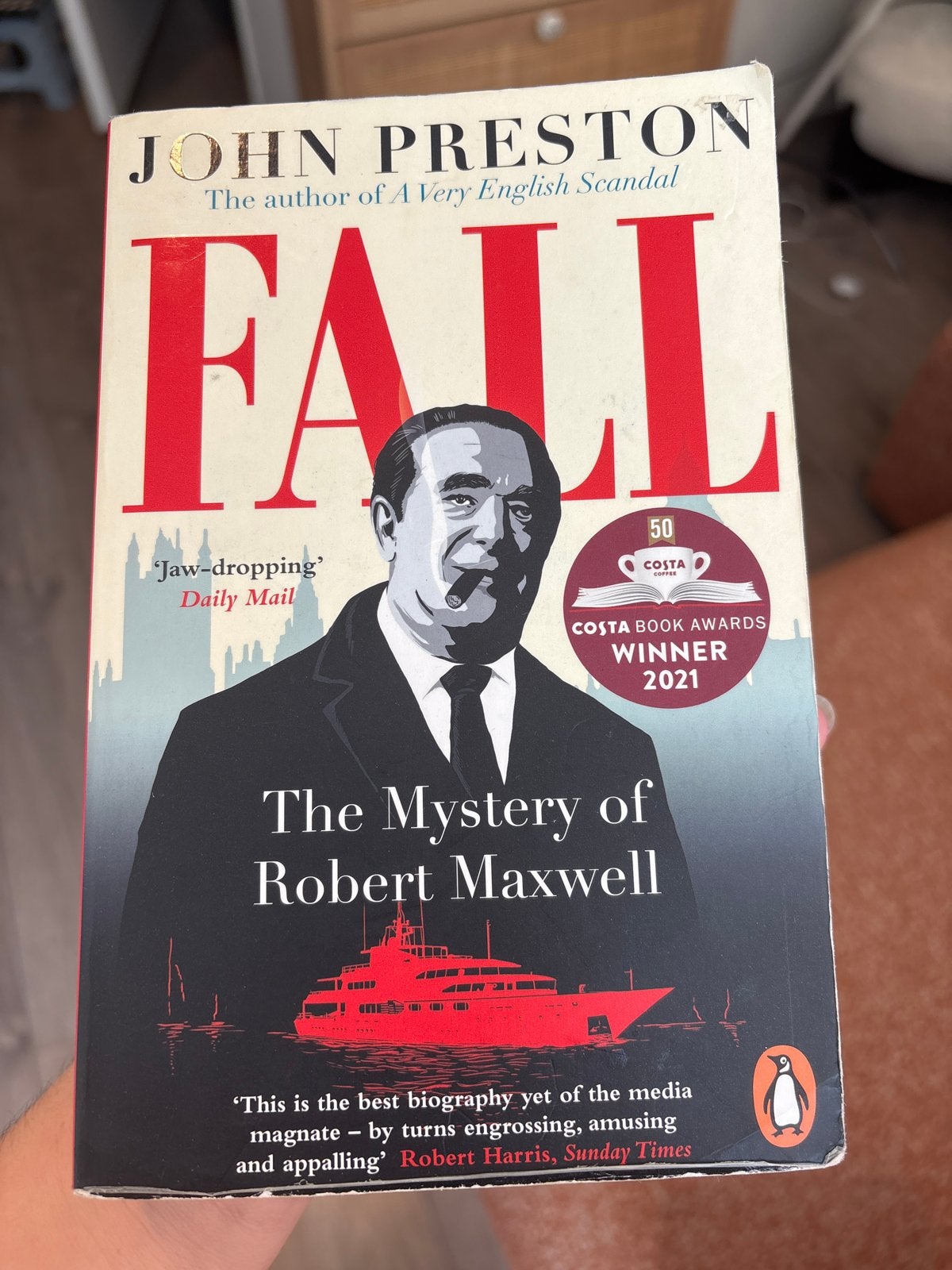 GRATIS Fall: The Mystery of Robert Maxwell - John Preston, Ophalen, Gelezen, Politiek