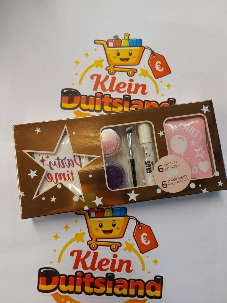 Bodyglitter tattooset, Verzenden, Nieuw, Overige kleuren