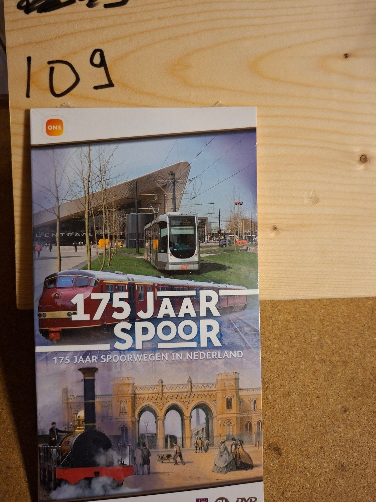 175 Jaar Spoor - 175 Jaar Spoorwegen in Nederland DVD, Cd's en Dvd's, Gebruikt, Alle leeftijden, Nederlands, Ophalen of Verzenden