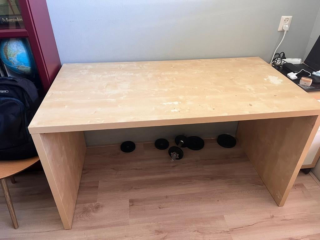 Gratis houten bureau demonteerbaar, Huis en Inrichting, Bureaus, Ophalen, Gebruikt, Hout, 75 cm