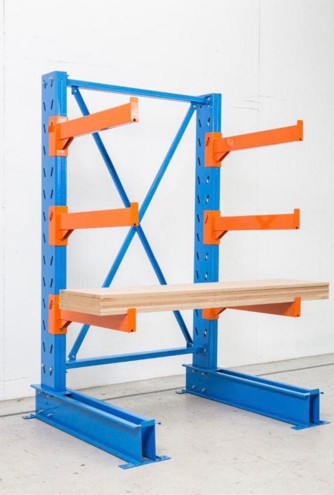 Draagarmstelling enkelzijdig 220/320cm hoog nieuw!, Ophalen