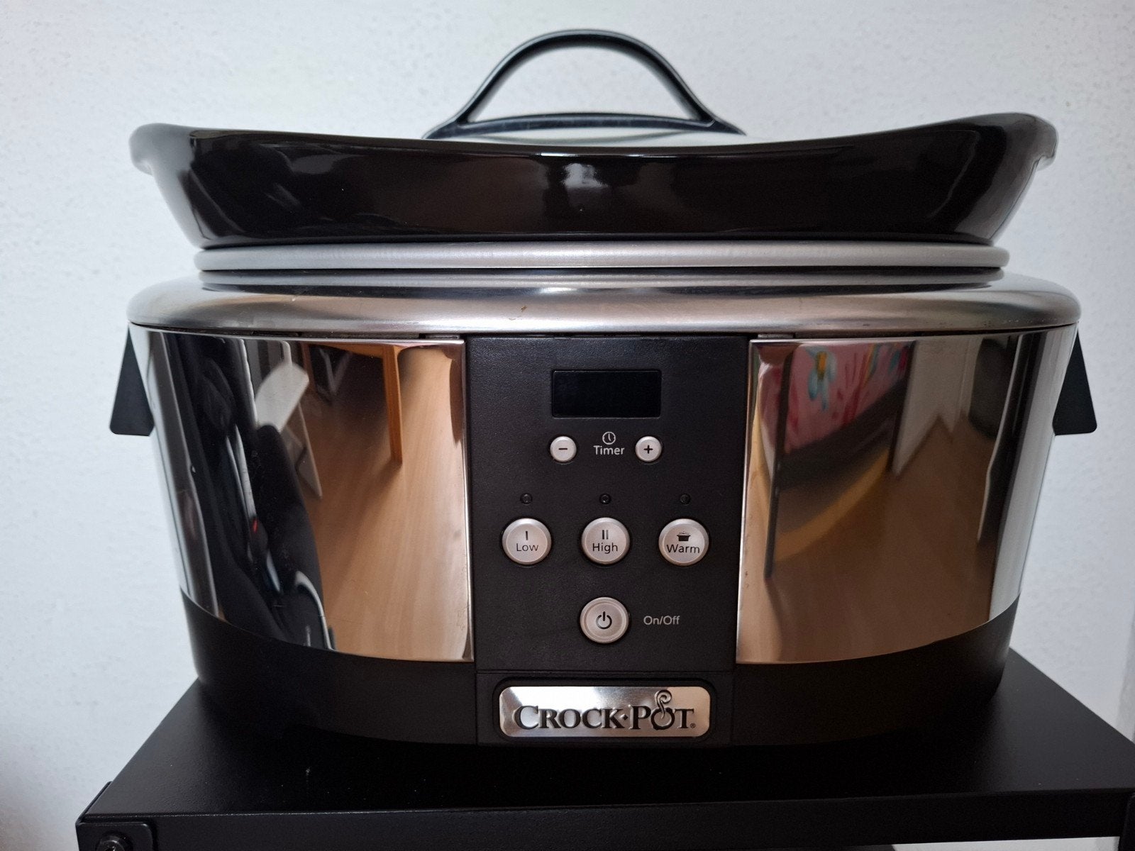 Digitale Crock-Pot Slowcooker 5,7 liter - Zo goed als nieuw, Ophalen, Zo goed als nieuw