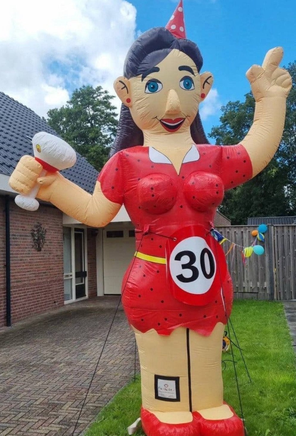 Party sarah te huur FUNLUCHT Beilen 0613808090, Ophalen, Zo goed als nieuw, Abraham of Sarah