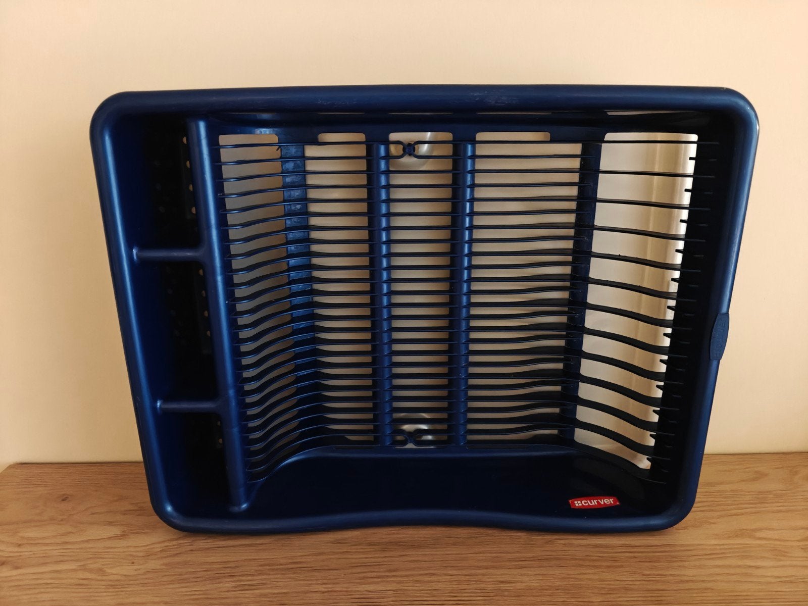 Gratis afhalen - Curver afdruiprek blauw met grijs plateau, Ophalen