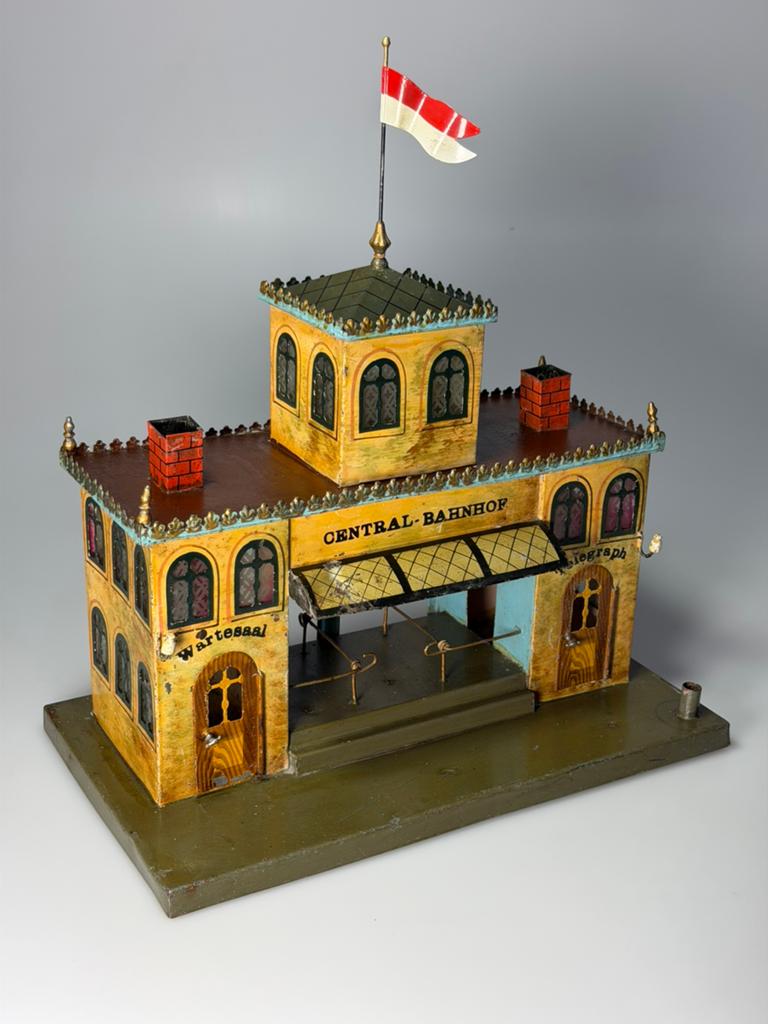 Prachtig oeroud Marklin station Türkisches Bad 1900, Antiek en Kunst, Ophalen of Verzenden