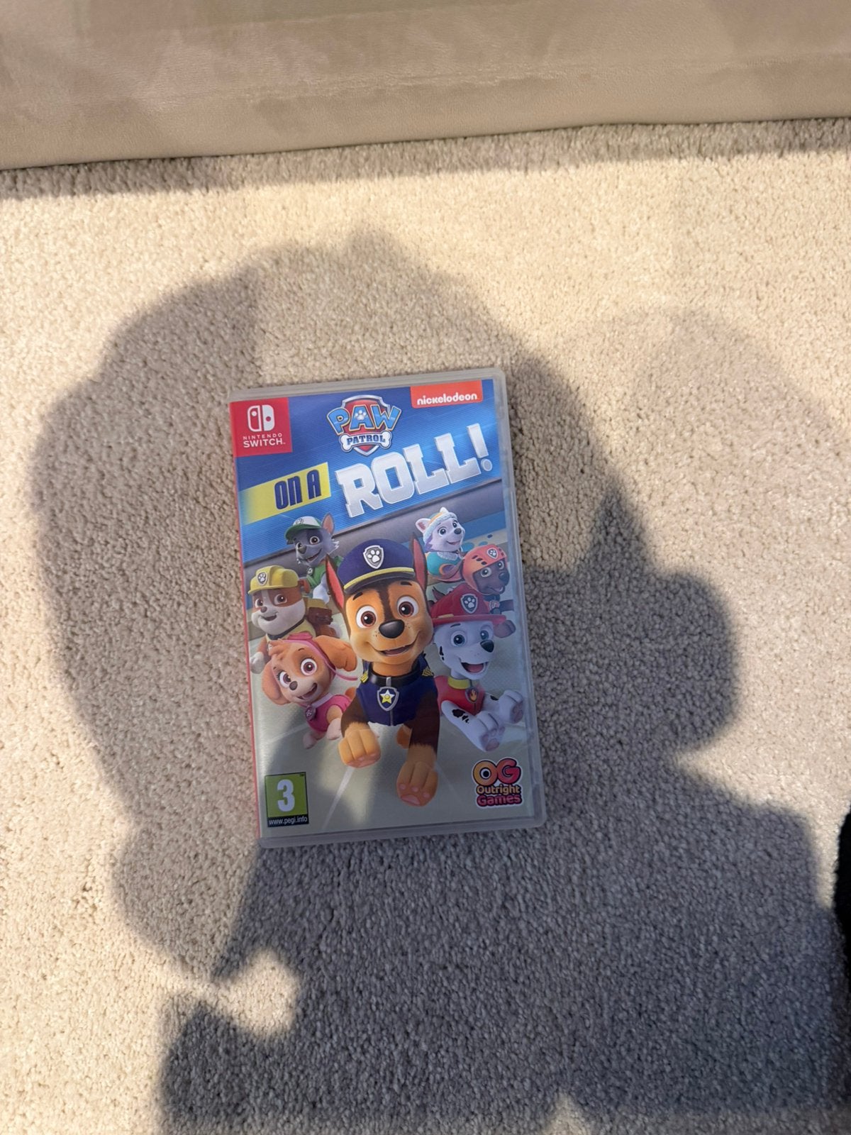 Paw Patrol On A Roll Nintendo switch 1 & 2 Game, 1 speler, Ophalen of Verzenden, Zo goed als nieuw, Vanaf 3 jaar