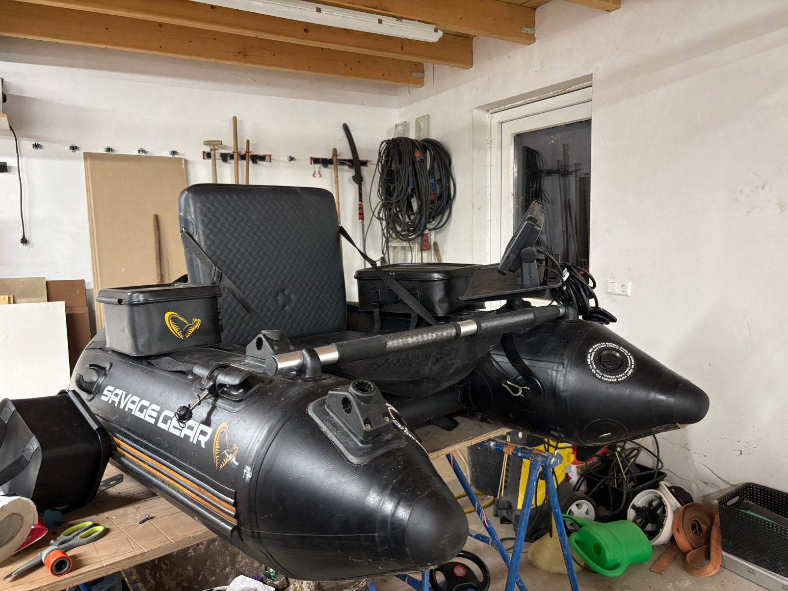 Savage gear bellyboat plug and play, Ophalen, Zo goed als nieuw