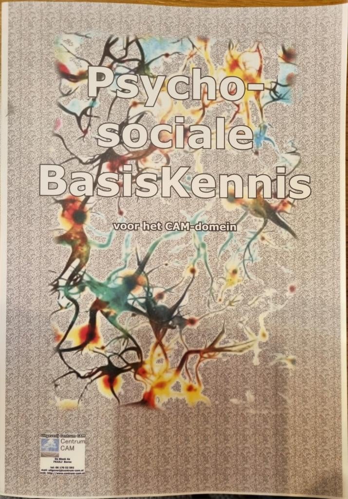 Psychosociale Basiskennis voor het CAM-domein, Boeken, Onbekend, Zo goed als nieuw, Gamma, HBO