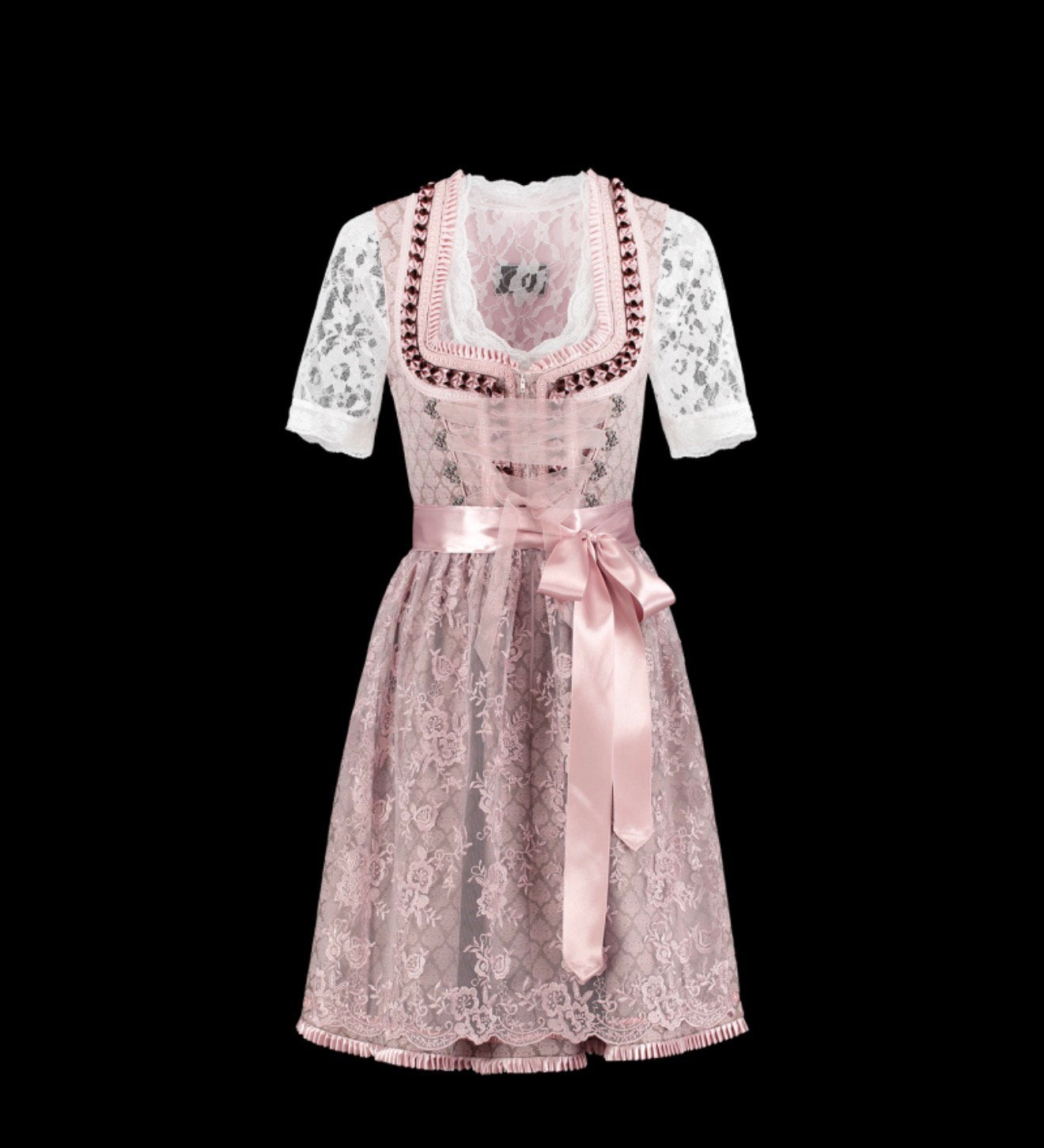 Luxe dirndl Haus Huberts mt 40 oud roze taupe zonder blouse, Maat 38/40 (M), Overige typen, Ophalen of Verzenden, Zo goed als nieuw