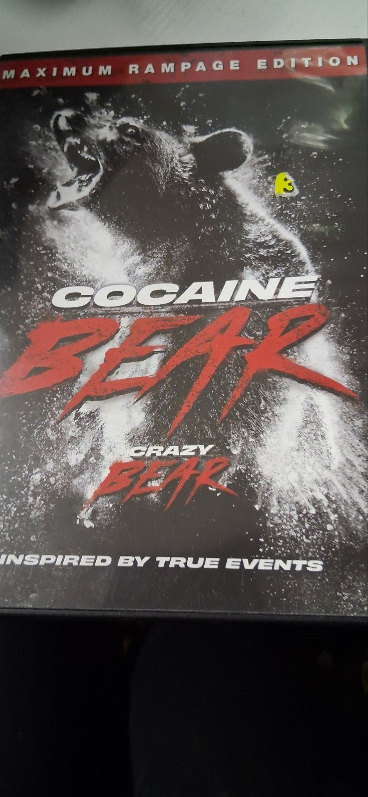 Cocaine Bear DVD - Maximum Rampage Edition, Bonusmateriaal, Vanaf 16 jaar, Ophalen of Verzenden, Zo goed als nieuw