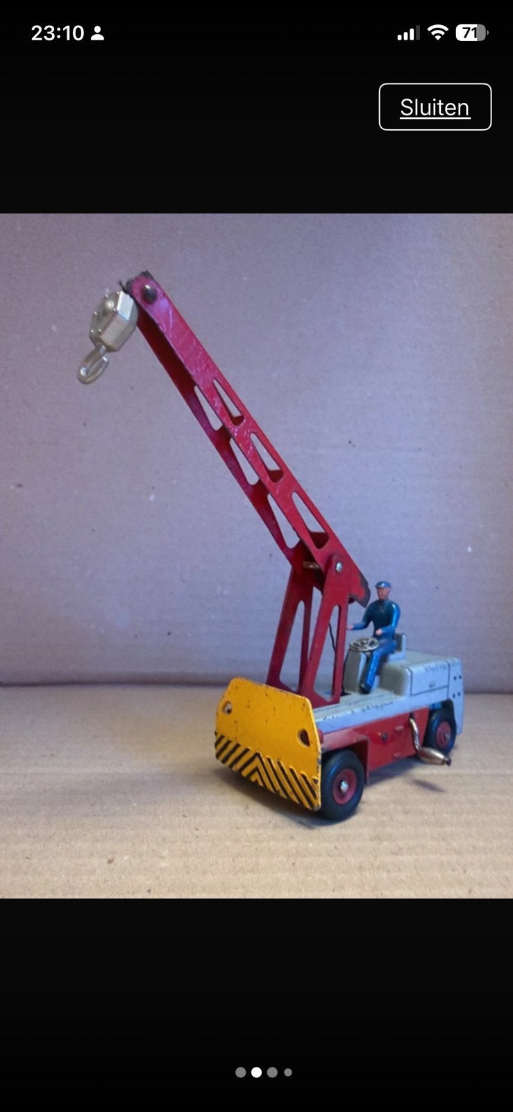 dinky toy, Ophalen of Verzenden, Zo goed als nieuw, Bus of Vrachtwagen, Dinky Toys