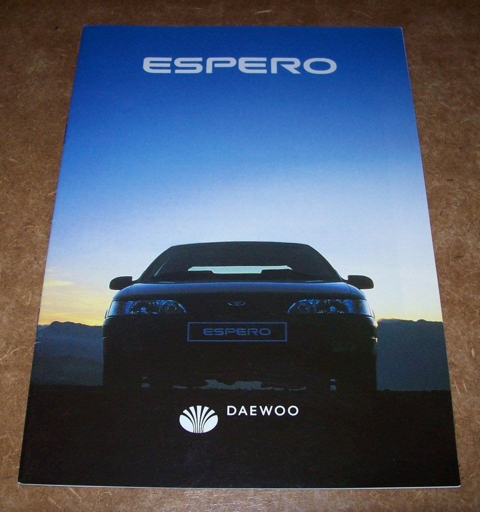 brochure Daewoo Espero  1995, Ophalen of Verzenden, Nieuw, Overige merken