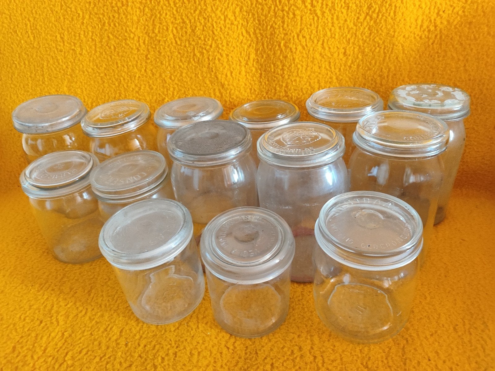 Big shopper vol weckpotten / wekpotten 1 L en 1,5 L, Huis en Inrichting, Keuken | Potten en Pannen, Ophalen, Glas, Pot, Bus of Blik
