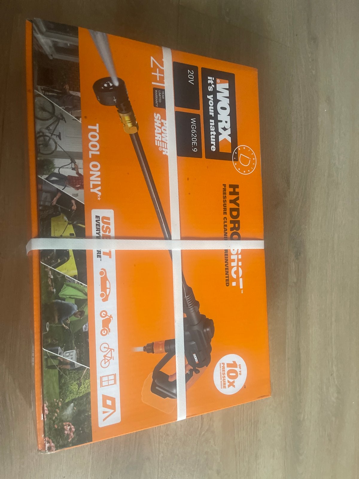 Worx Hydroshot WG620E-9 Draagbare Hogedrukreiniger, Ophalen of Verzenden