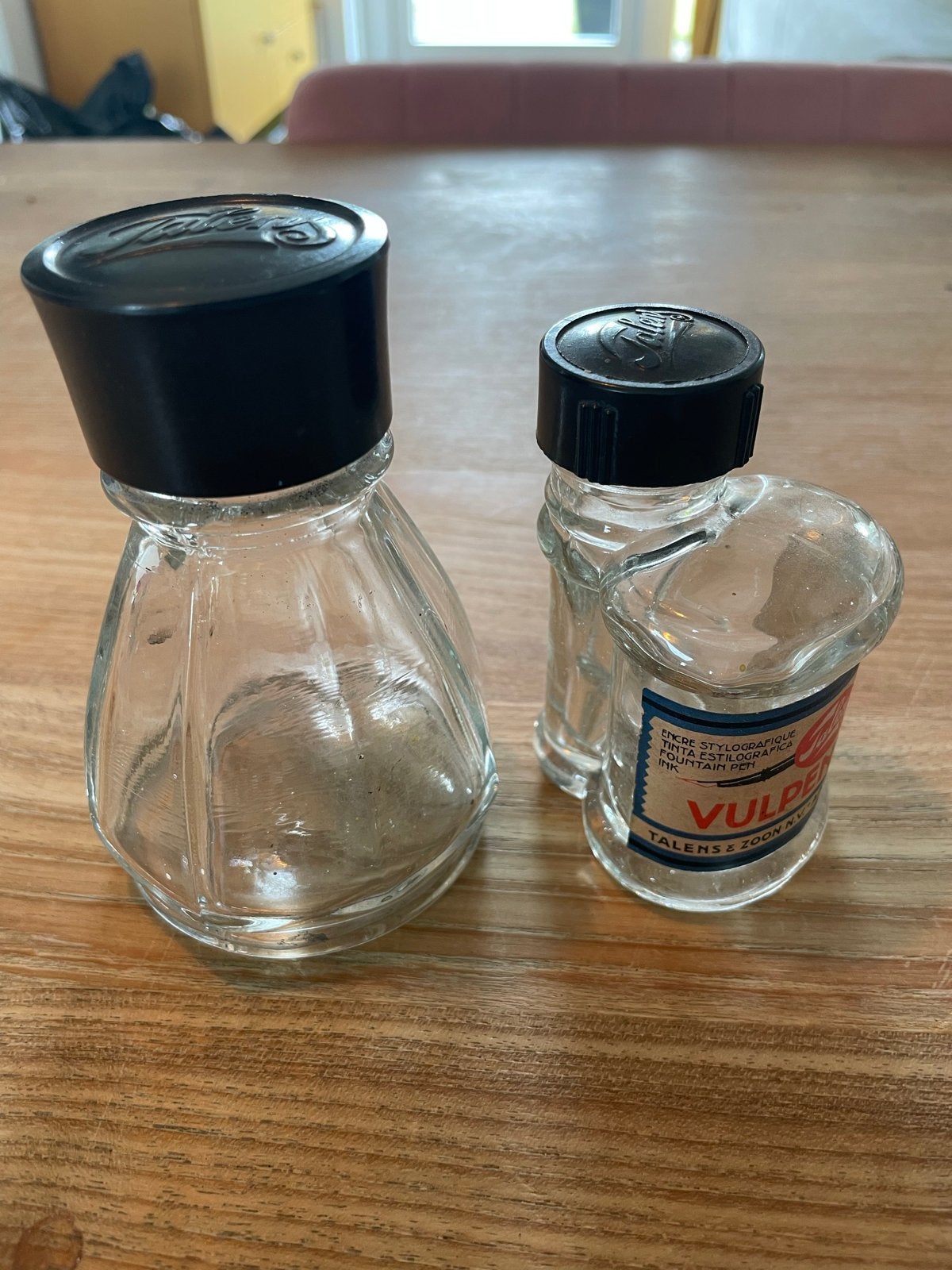 Vintage Talens Vulpeninkt Flessen - Set van 2, Antiek en Kunst, Ophalen of Verzenden
