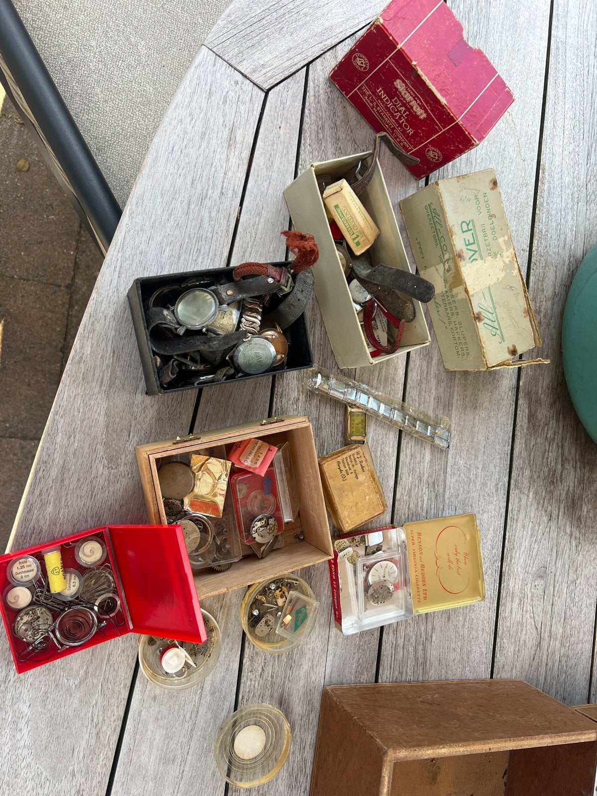 Grote partij vintage horloges en onderdelen, Sieraden, Tassen en Uiterlijk, Horloges | Antiek, Overige merken, Overige materialen