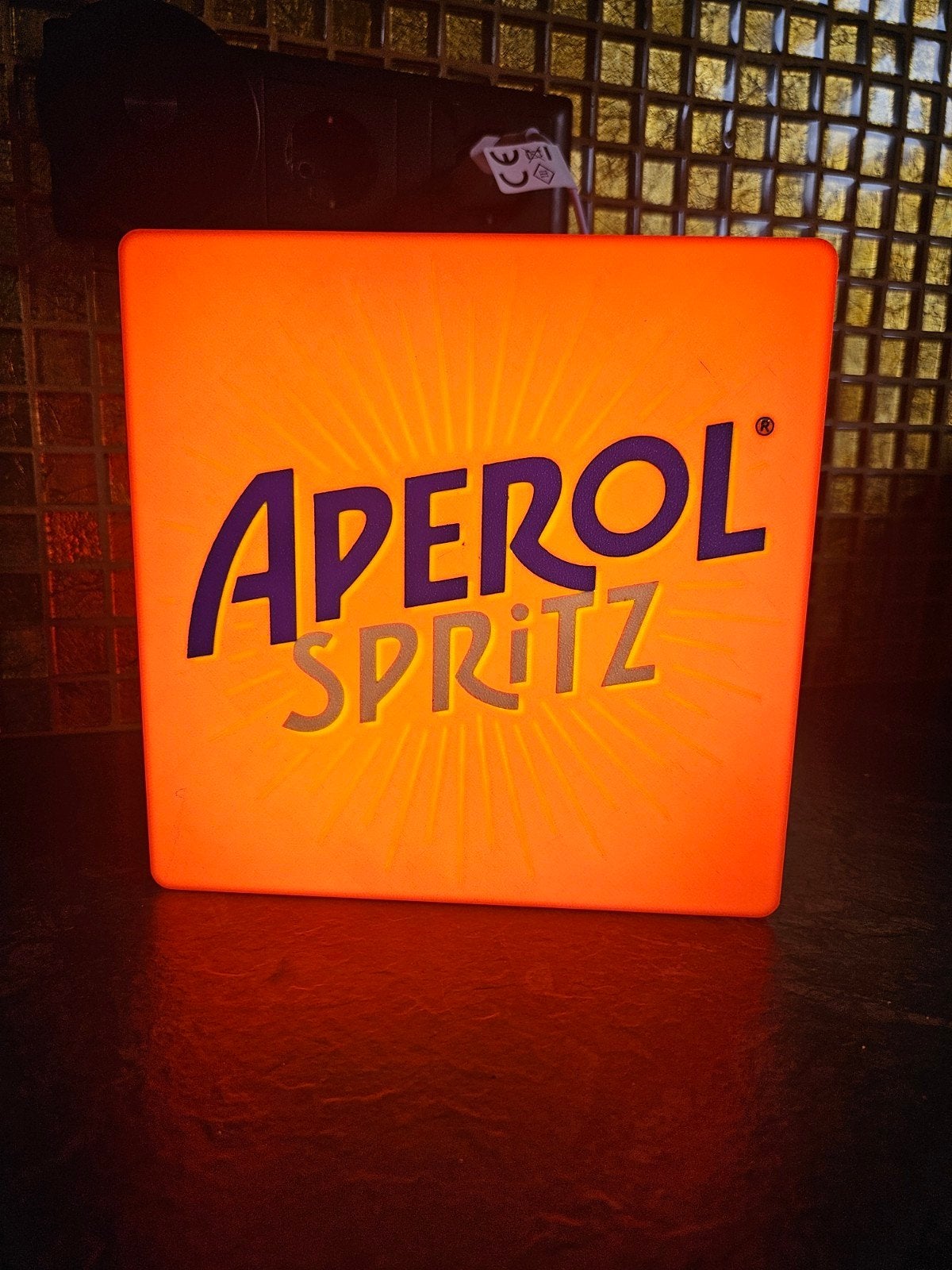 Aperol Spritz lamp, Ophalen of Verzenden, Nieuw, Kunststof