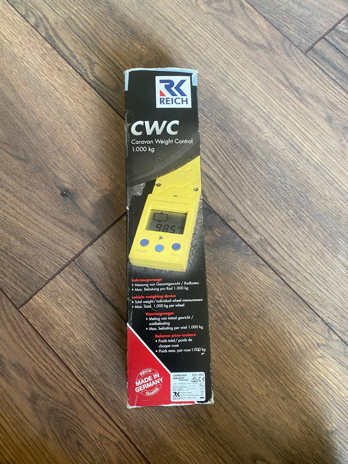 Reich CWC Caravan Weight Control 1.000 kg, Caravans en Kamperen, Ophalen of Verzenden, Zo goed als nieuw