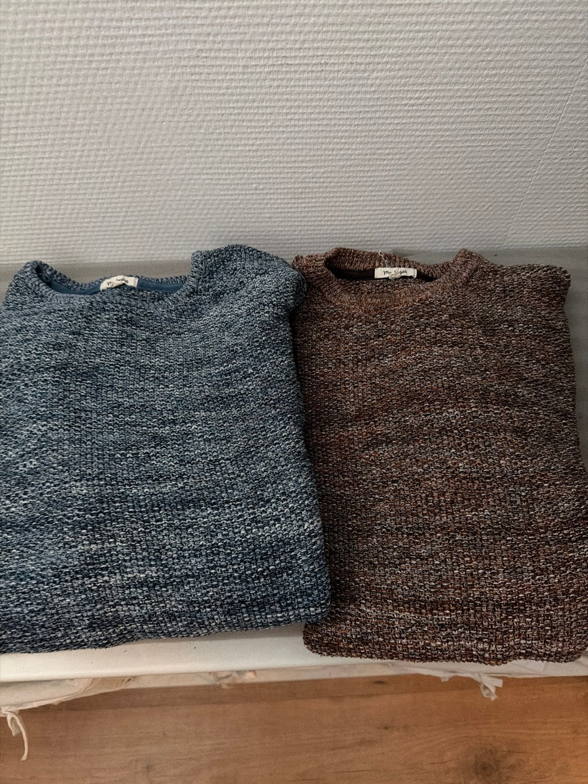 Madness Truien (2 stuks) - Blauw & Bruin, Ophalen of Verzenden, Gedragen, Maat 52/54 (L), Meerkleurig