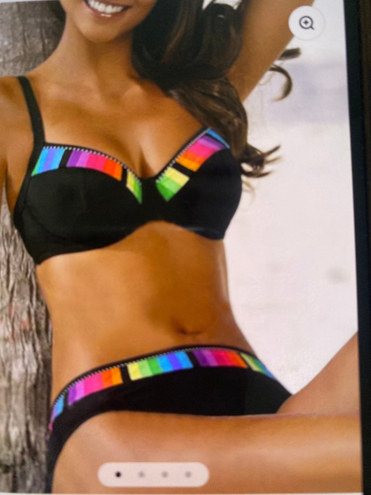 Splitbikini met Kleurverloop - Maat M - NIEUW - Zwart, Ophalen of Verzenden, Nieuw, Zwart, Overige typen
