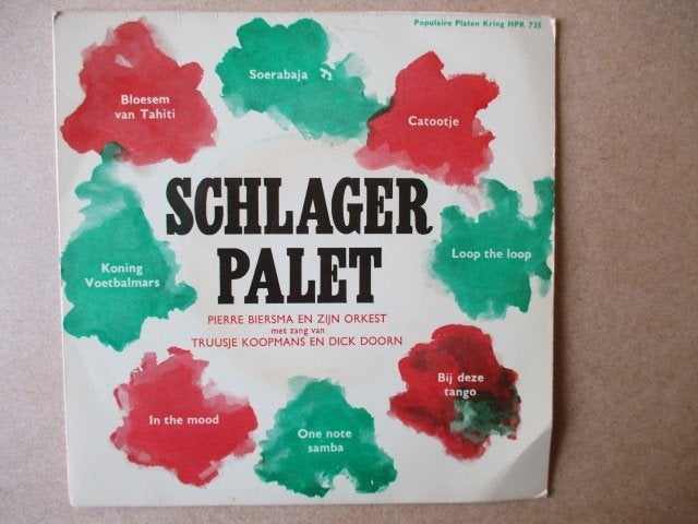 s5660 pierre biersma - schlager palet, Cd's en Dvd's, Ophalen, Gebruikt, 7 inch, Overige genres