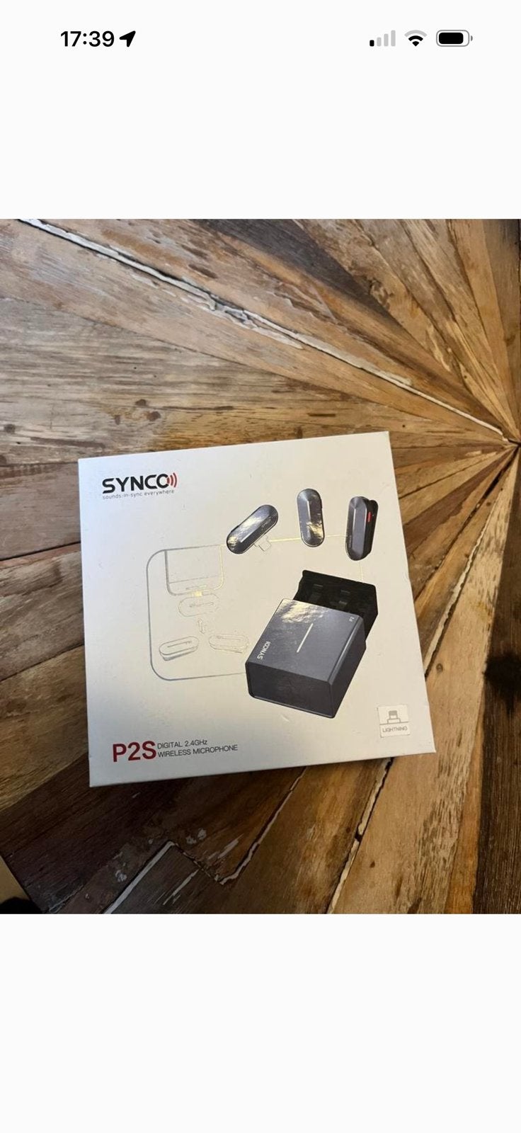 SYNCO P2ST Wireless Lavalier Microphone, Ophalen of Verzenden, Zo goed als nieuw