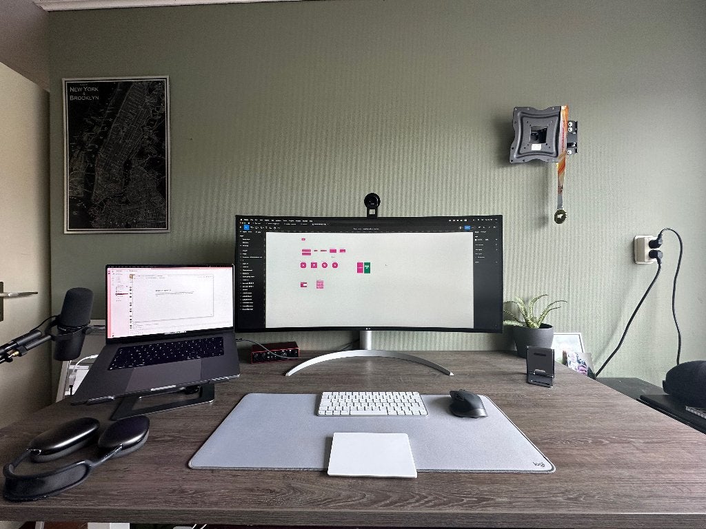 40" LG UltraWide Curved 5K2K Nano IPS monitor, Computers en Software, Monitoren, Ophalen, HDMI, LG, Ultrawide