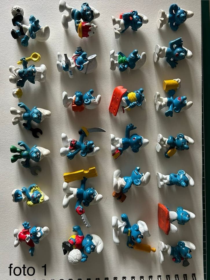 VINTAGE SMURFENVERZAMELING, Ophalen of Verzenden, Zo goed als nieuw