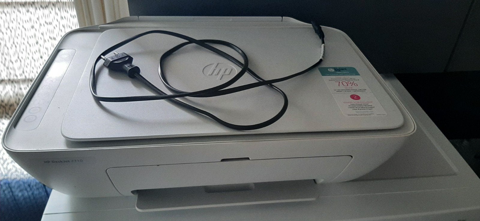 HP DeskJet 2710 All-in-One Printer (zonder inkt), Computers en Software, Printers, Gebruikt, All-in-one, Inkjetprinter, Kleur printen