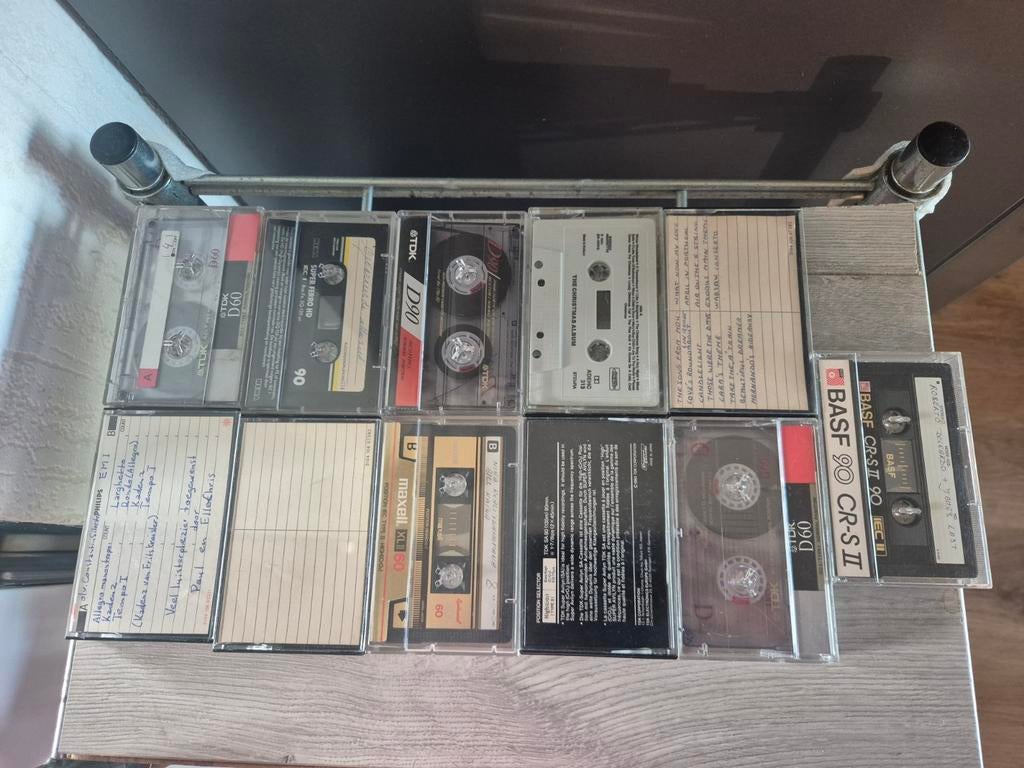 11 cassette bandjes, Ophalen of Verzenden, Overige genres, 2 t/m 25 bandjes, Voorbespeeld