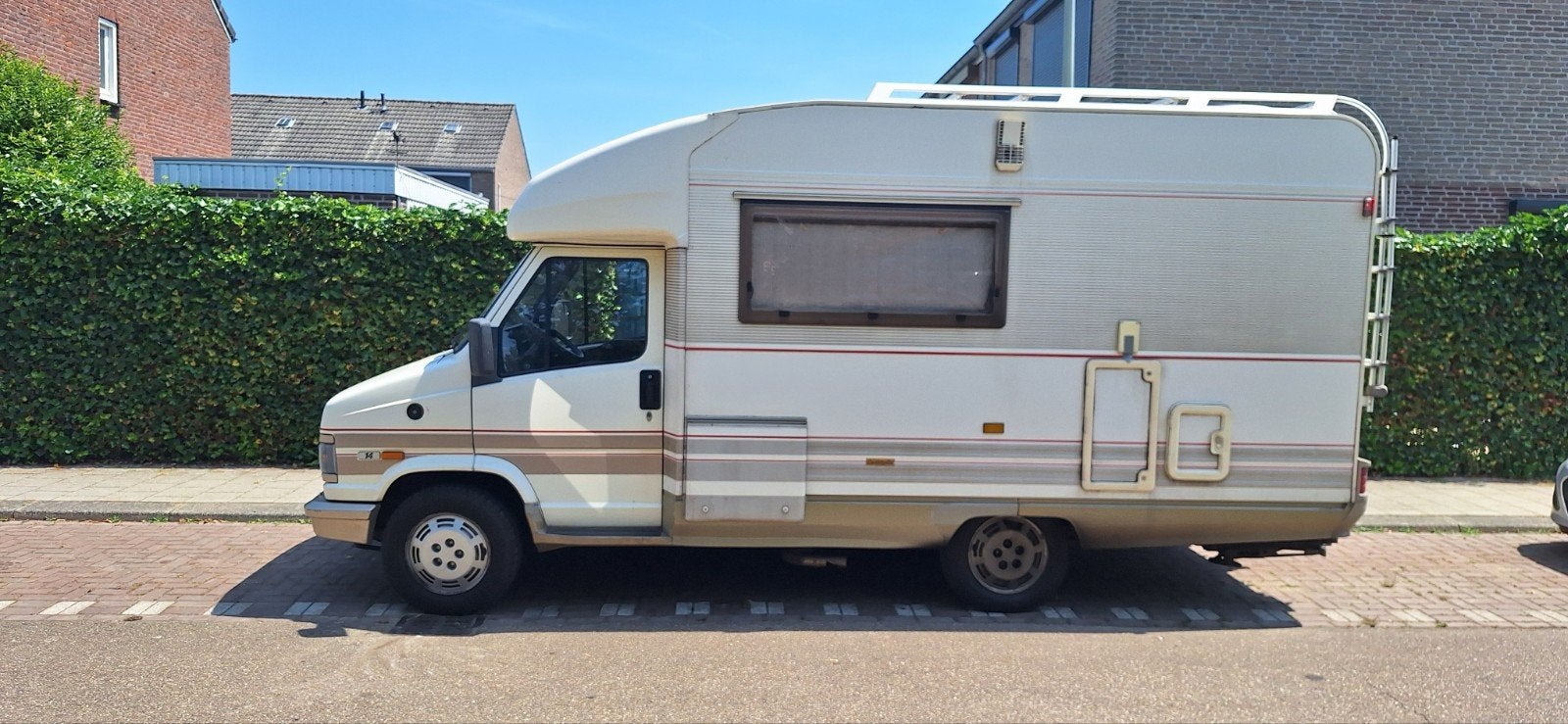 Camper Fiat Ducato Dethleffs motorhome uit 1993, Brandblusser, Standaard zit, Luifel, Ringverwarming