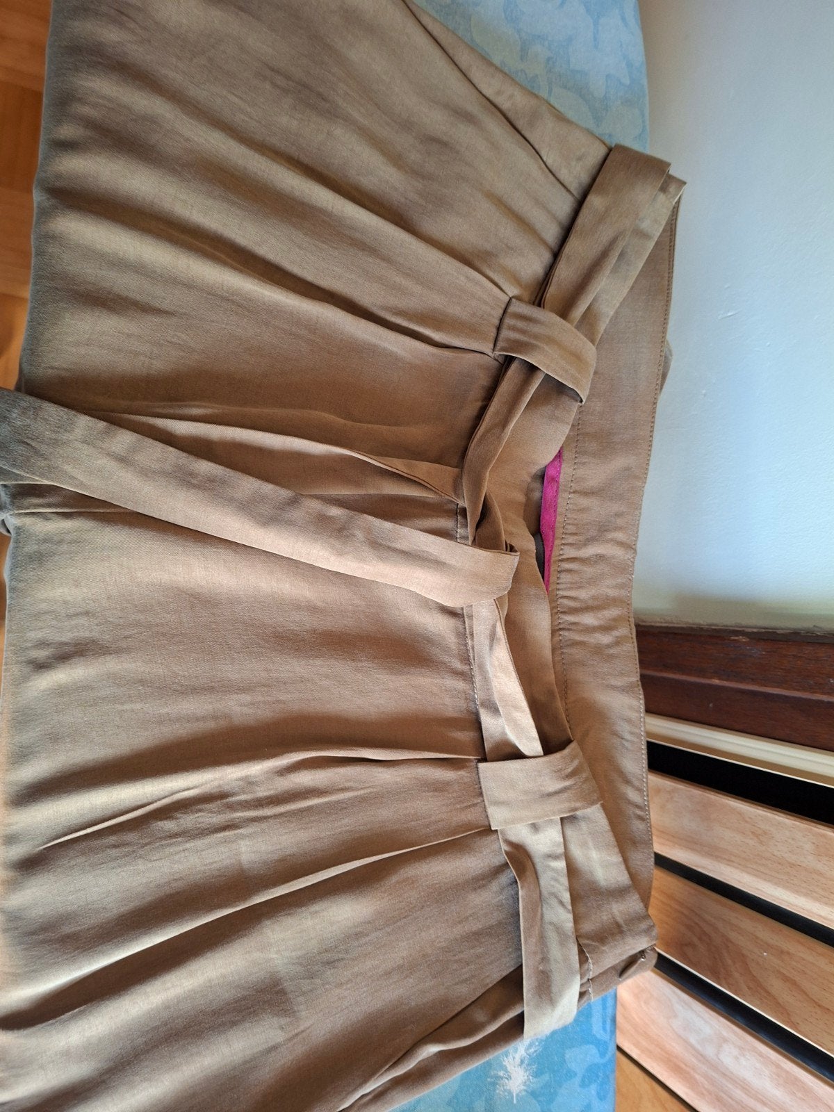 Goudkleurige wijde broek Rituals Homewear L/XL, Overige typen, Verzenden, Maat 42/44 (L), Nieuw