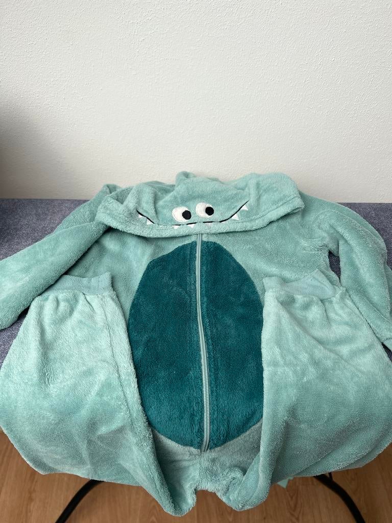 Hema Monster Onesie Maat 110/116, Ophalen of Verzenden, Gebruikt, Jongen of Meisje, Nacht- of Onderkleding