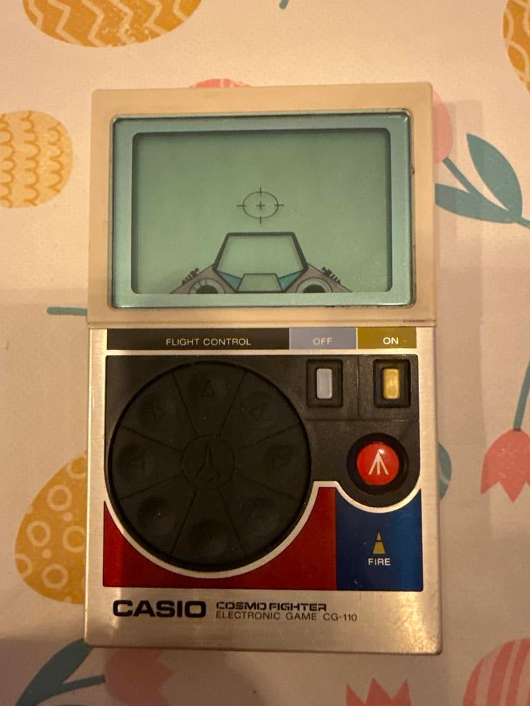 Vintage Casio Cosmo Fighter CG-110 spel, Gebruikt, Overige genres, 1 speler, Ophalen of Verzenden