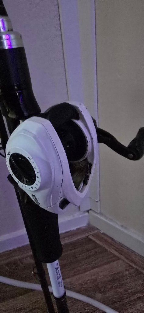 Mitchell colors mx casting combo vishengel/baitcaster reel, Watersport en Boten, Ophalen of Verzenden, Gebruikt, Werphengel