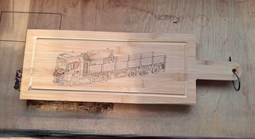 Hout gegraveerd - gepersonaliseerd, Ophalen of Verzenden, Nieuw, Overig
