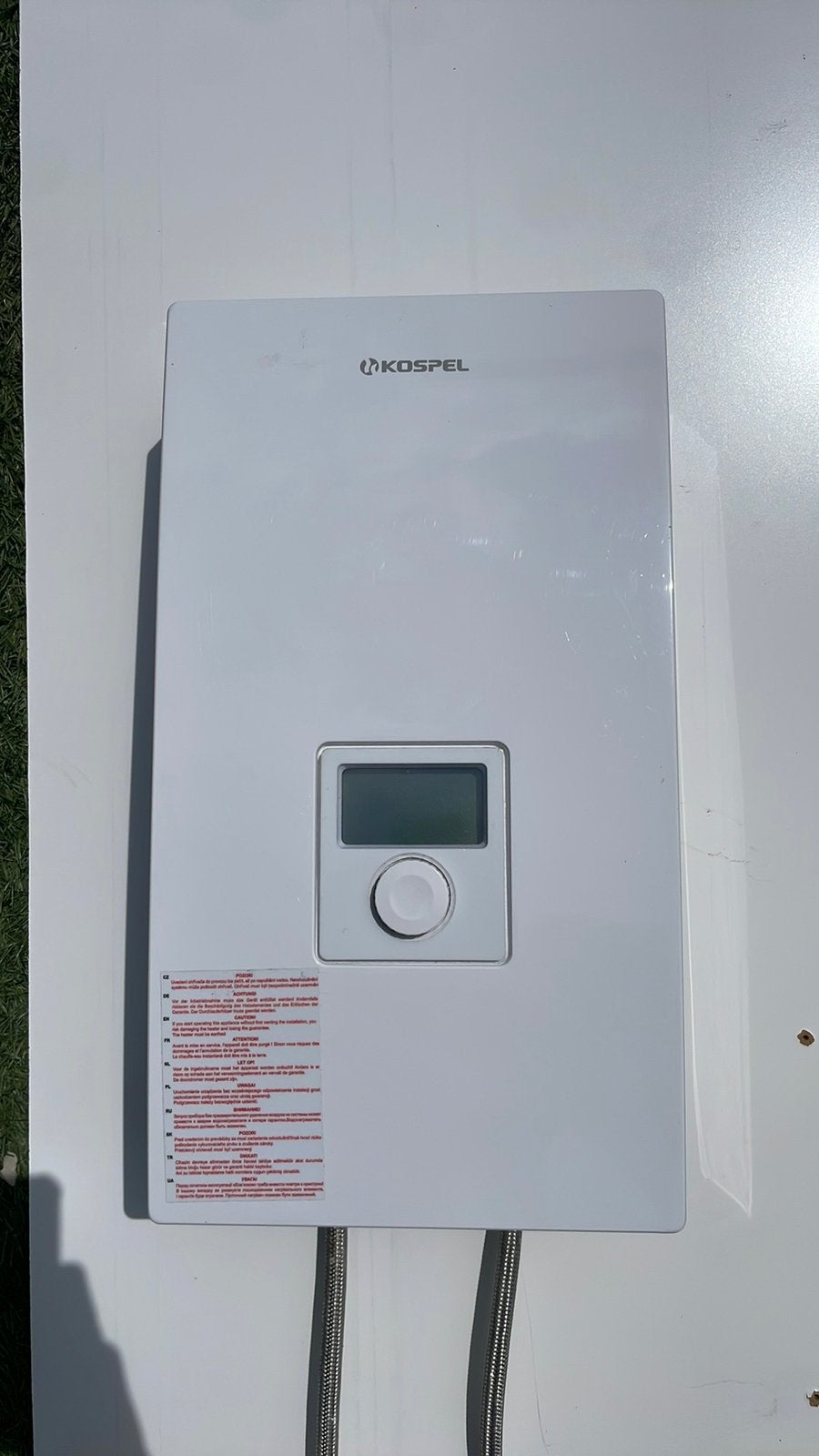 Masterwatt Kospel Focus LCD Electronic (Doorstromer), Ophalen, Geiser, Zo goed als nieuw, Minder dan 20 liter