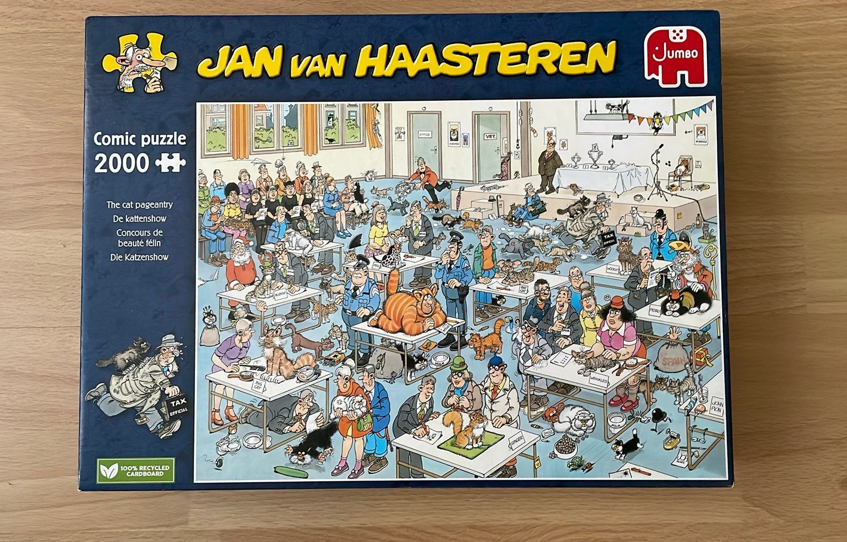 3 Jan van Haasteren puzzels 2000 stukjes, Ophalen, Meer dan 1500 stukjes, Zo goed als nieuw