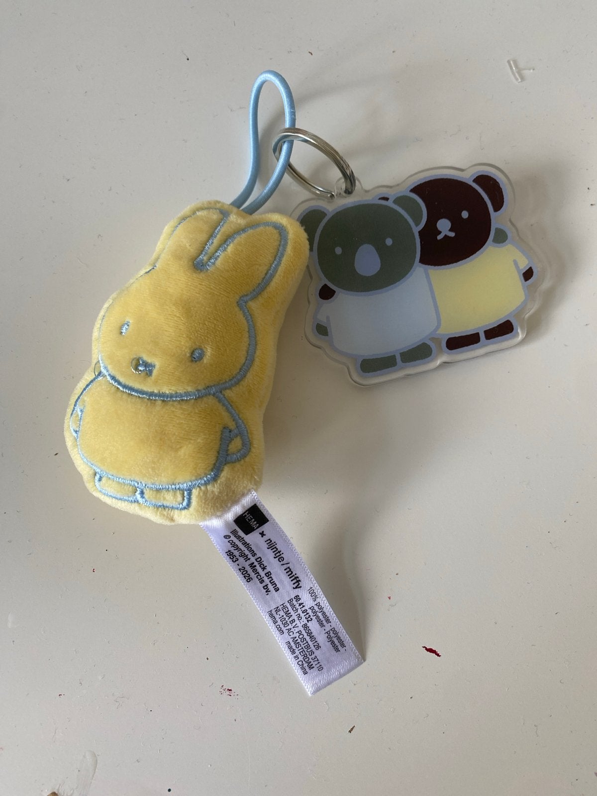 Nijntje en vriendjes sleutelhanger - HEMA, Ophalen, Zo goed als nieuw