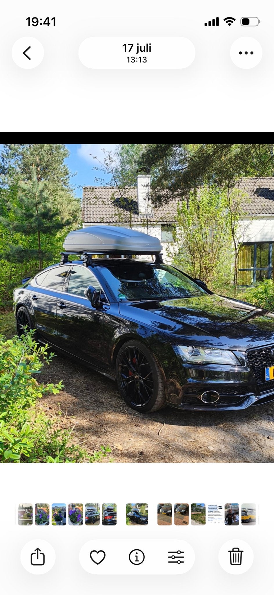 Thule 450 Dakkoffer - Ruime en Stevige Bagagebox, Ophalen, Gebruikt