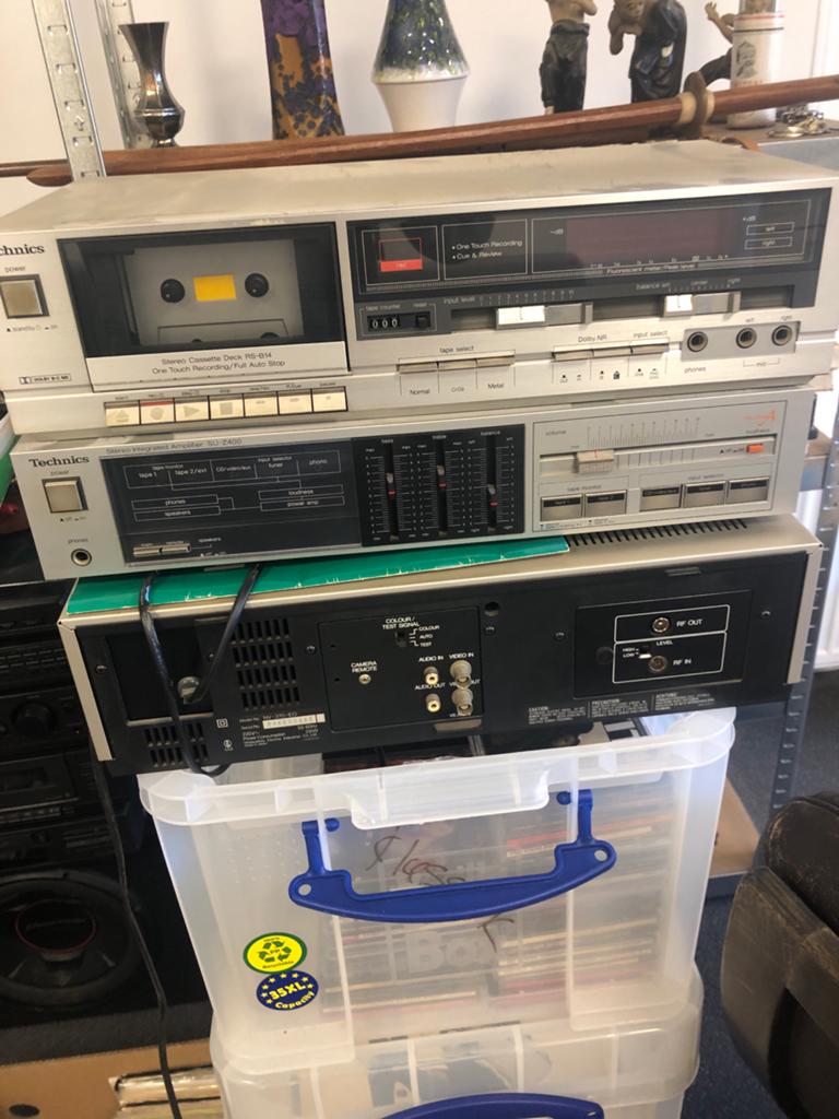 Technics Stereo Set (Cassettedeck, Versterker, Platenspeler), Audio, Tv en Foto, Versterkers en Receivers, Overige merken, Gebruikt