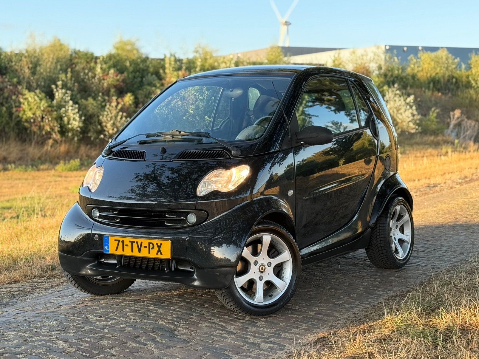Smart 0.7 City Coupé 2007 | NW. APK! | VOL. AUT. | AIRCO!, Auto's, Zwart, 18 €/maand, Origineel Nederlands, Bedrijf