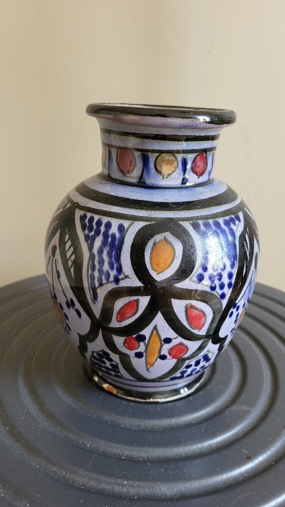 Handwerk jaren 50/60 - Marokko, Gebruikt, Overige kleuren, Aardewerk of Porselein, Ophalen of Verzenden