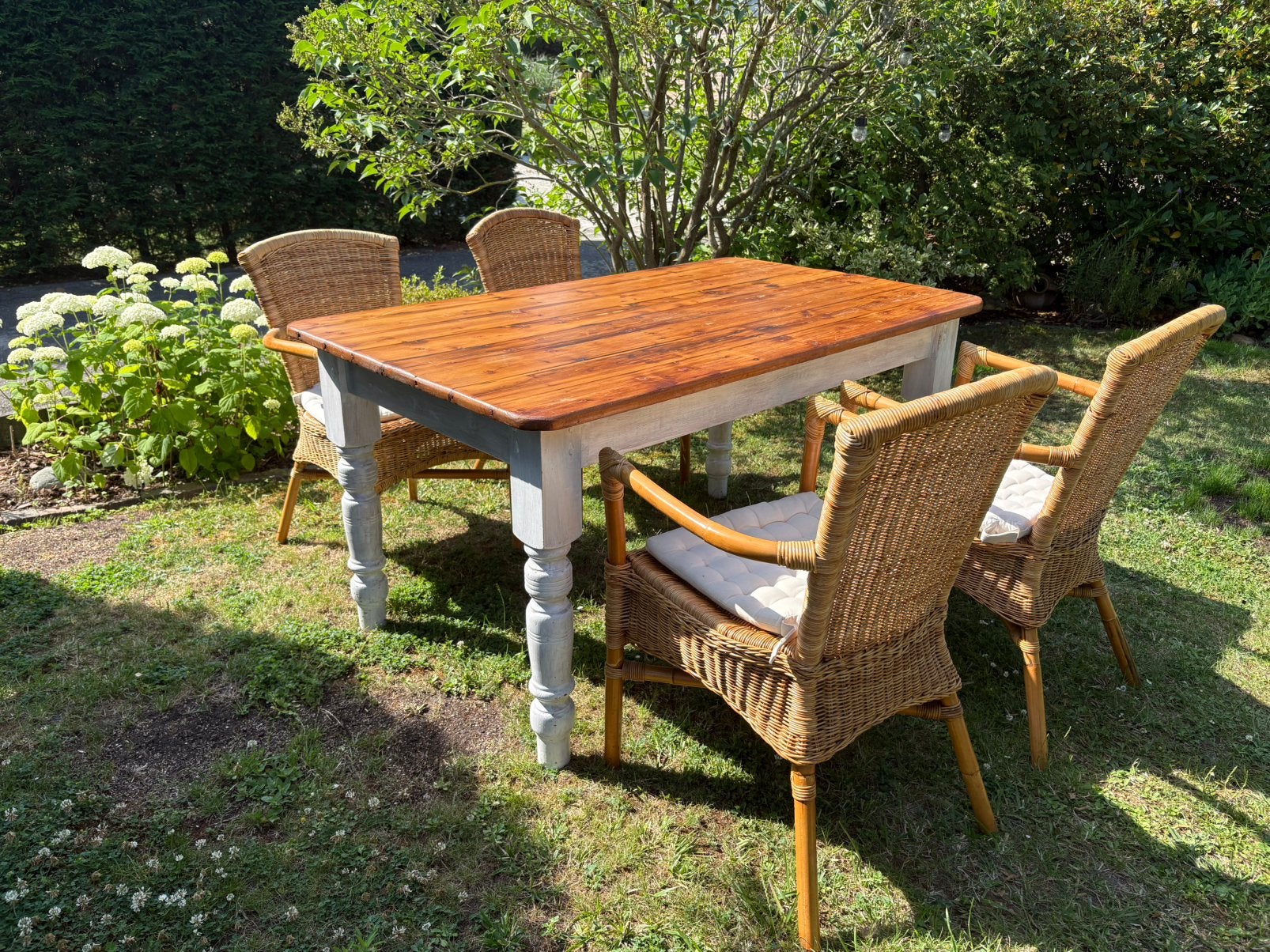 Charmante eettafel in landelijke stijl, Ophalen, Gebruikt, Landelijk