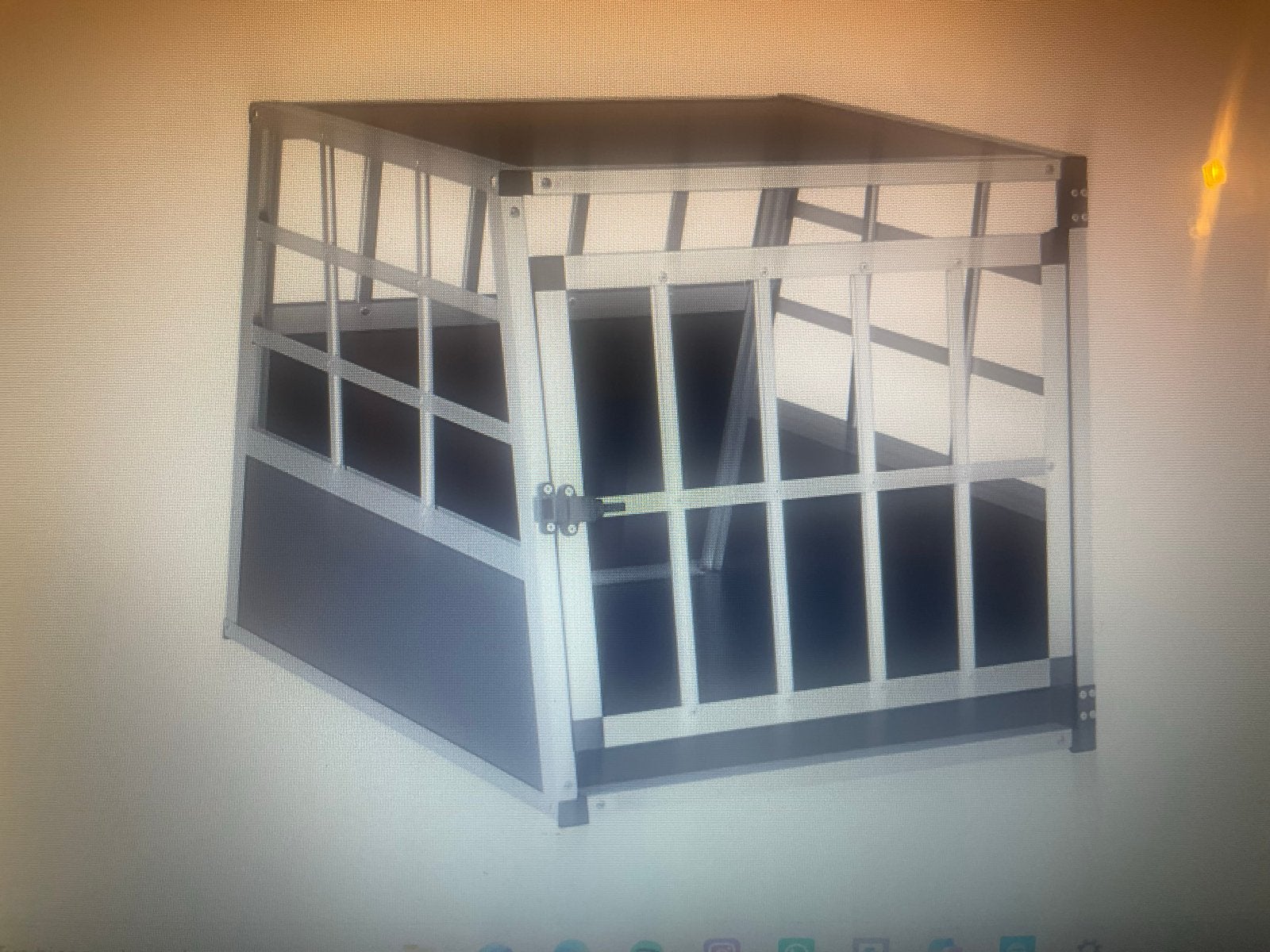 Hond Autobench transportbox reisbench, Ophalen of Verzenden, Zo goed als nieuw
