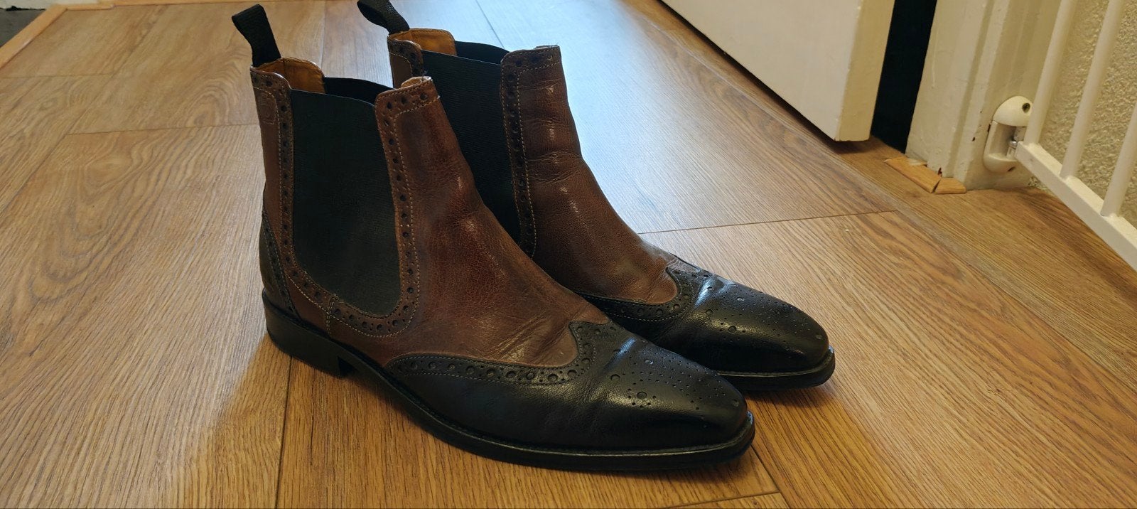 Melvin & Hamilton Chelsea boots maat 43, Kleding | Heren, Melvin & Hamilton, Bruin, Boots, Ophalen of Verzenden