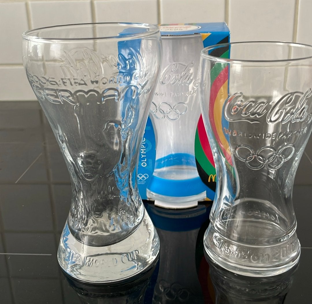 Coca Cola glazen, Ophalen, Nieuw, Frisdrankglas